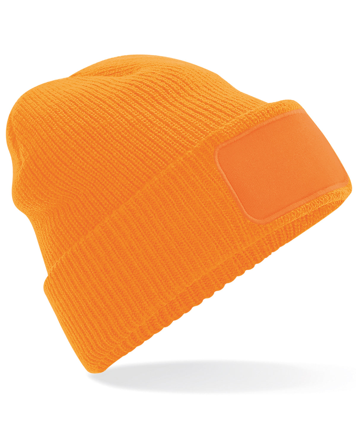 Personalised Rectangle Patch Beanie with Logo
