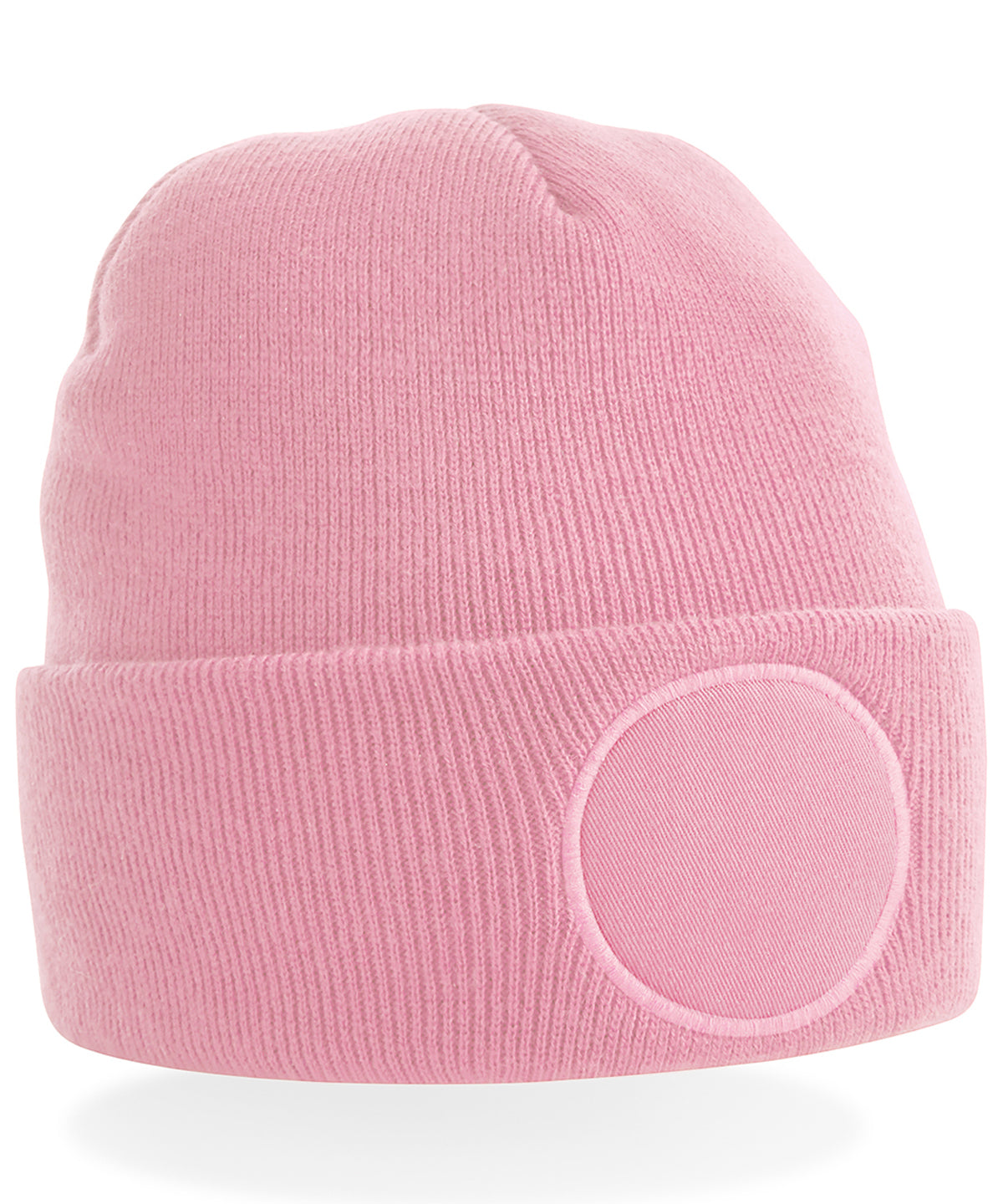 Personalised Circle Patch Beanie with Logo