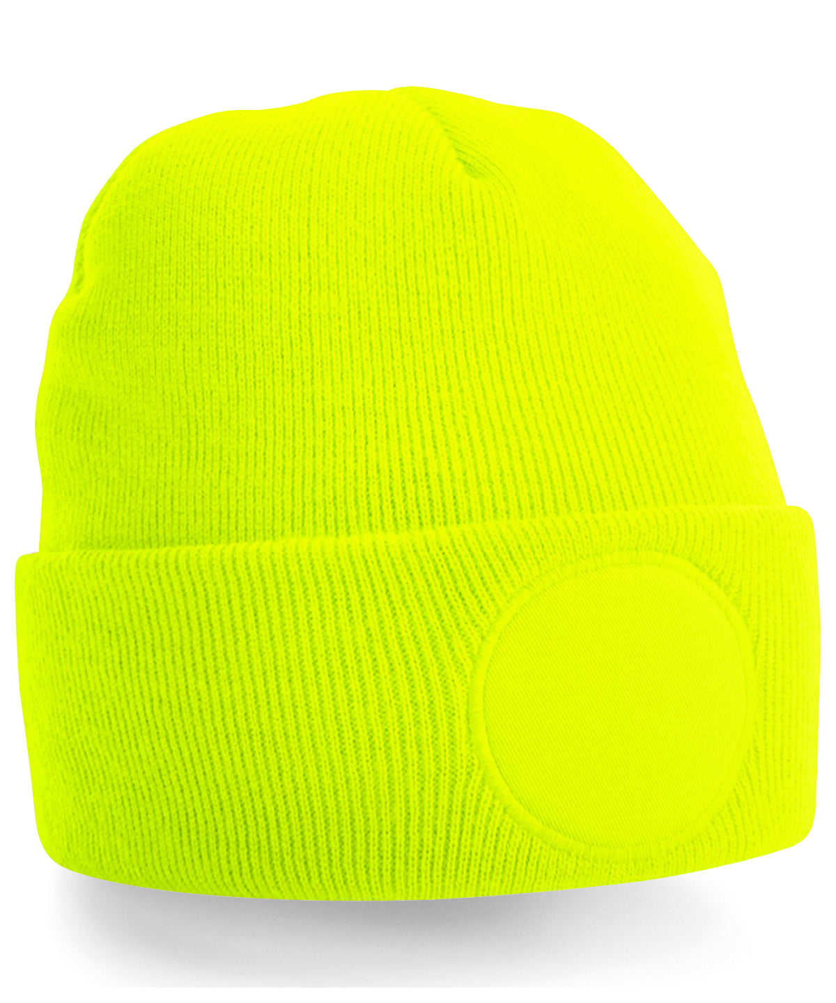 Personalised Circle Patch Beanie with Logo
