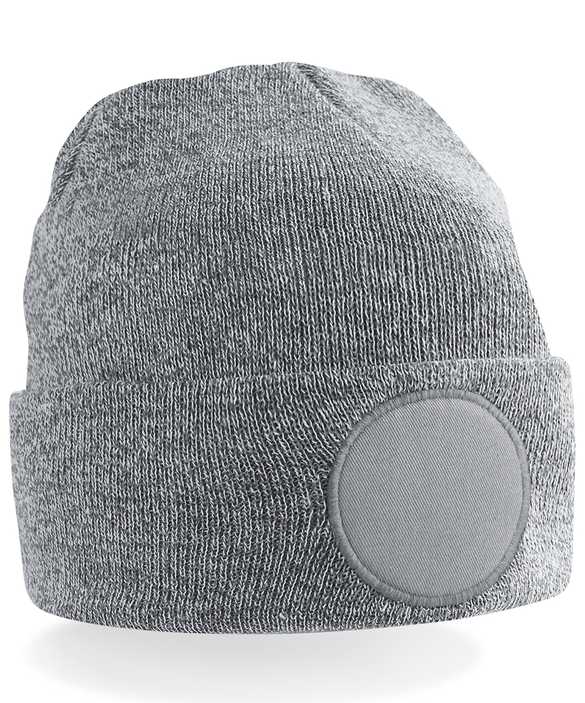 Personalised Circle Patch Beanie with Logo