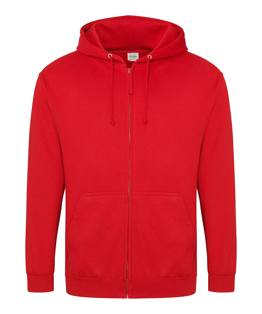 Personalised Unisex Standard Zip Up Hoodie with Logo