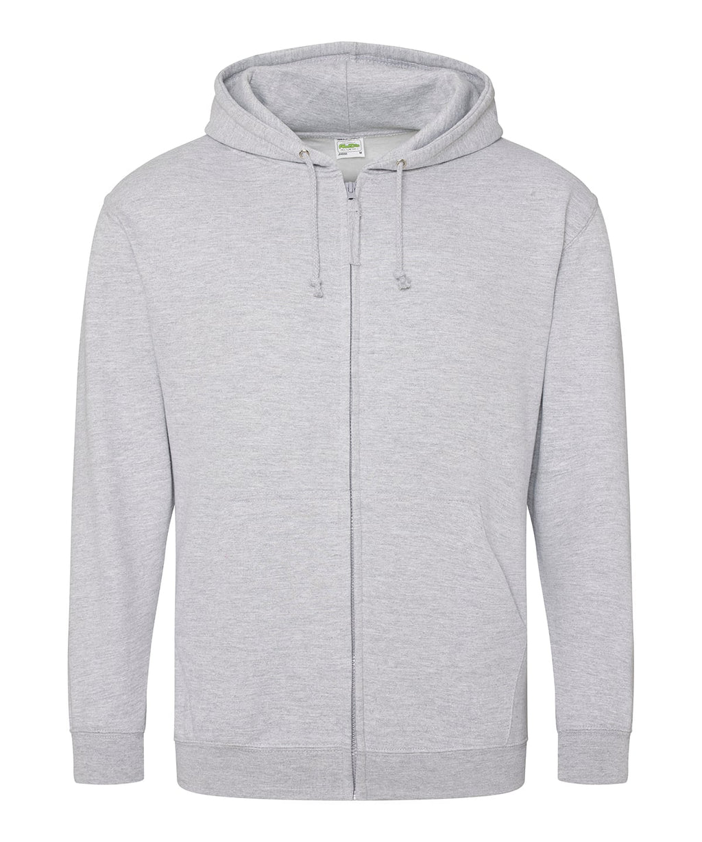 Personalised Unisex Standard Zip Up Hoodie with Logo
