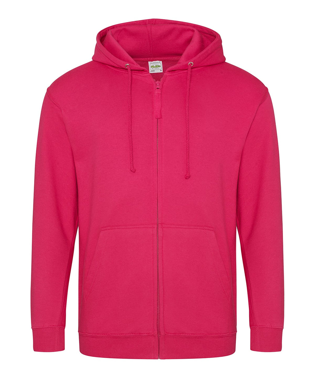 Personalised Unisex Standard Zip Up Hoodie with Logo