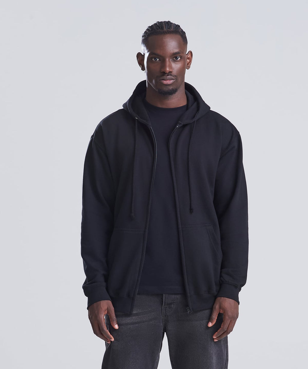 Personalised Unisex Standard Zip Up Hoodie with Logo