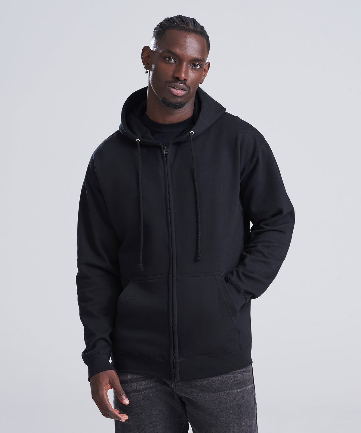 Personalised Unisex Standard Zip Up Hoodie with Logo
