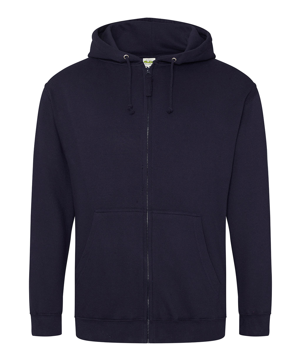 Personalised Unisex Standard Zip Up Hoodie with Logo