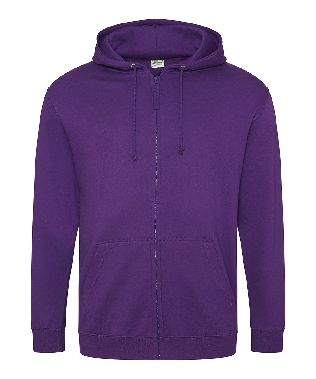 Personalised Unisex Standard Zip Up Hoodie with Logo