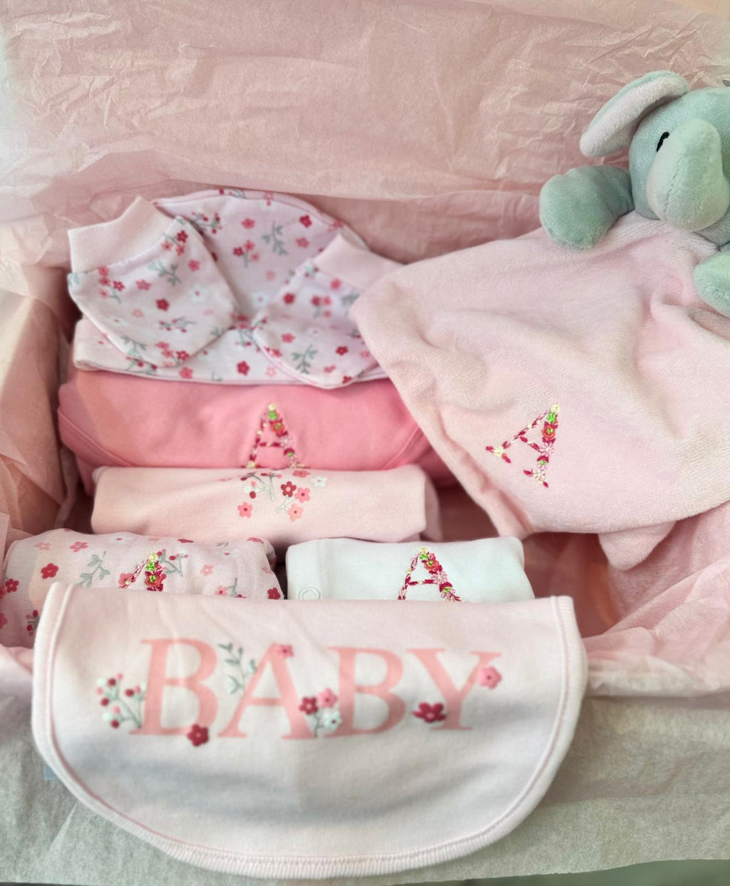 Personalised Baby Girl Gift Box