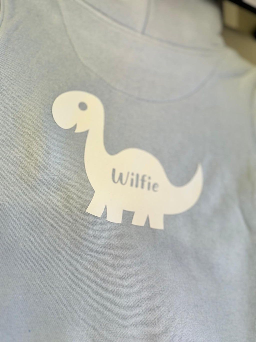Personalised Smiley Dino Hoodie