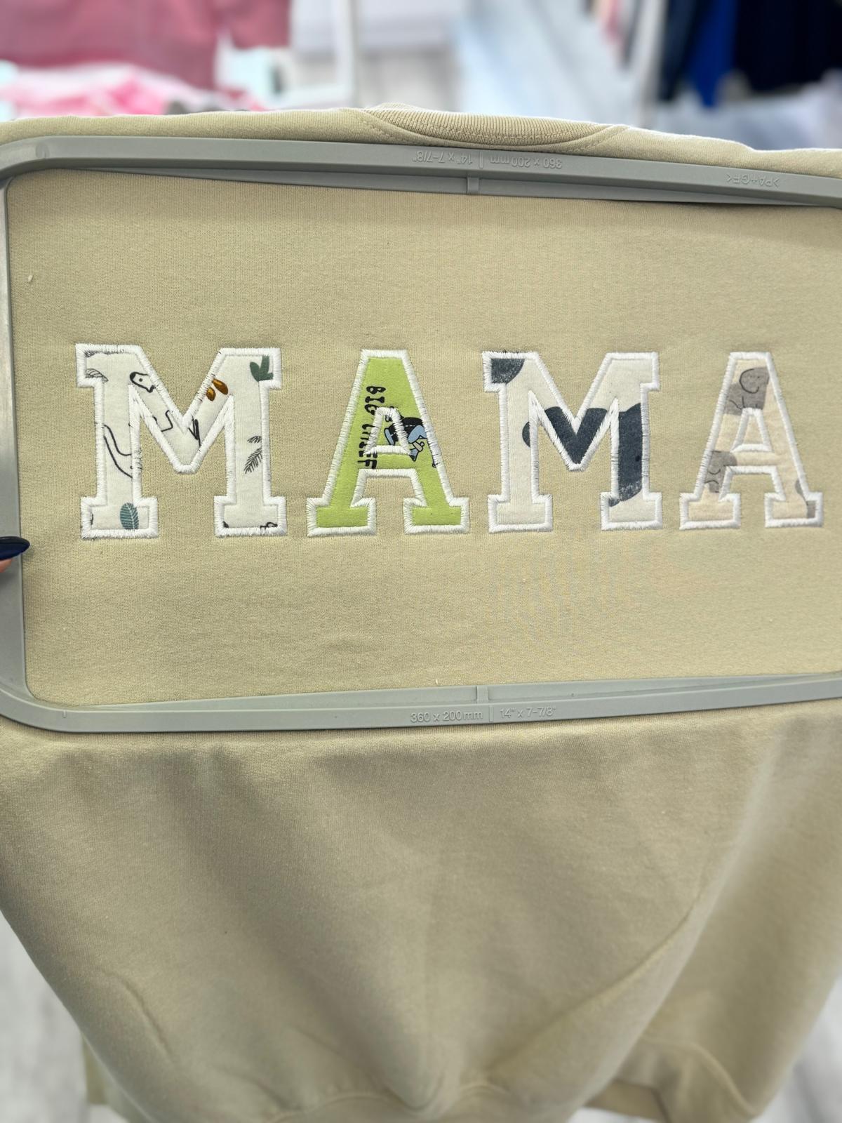 Personalised Mama or Dada Memory Keepsake Sweatshirt