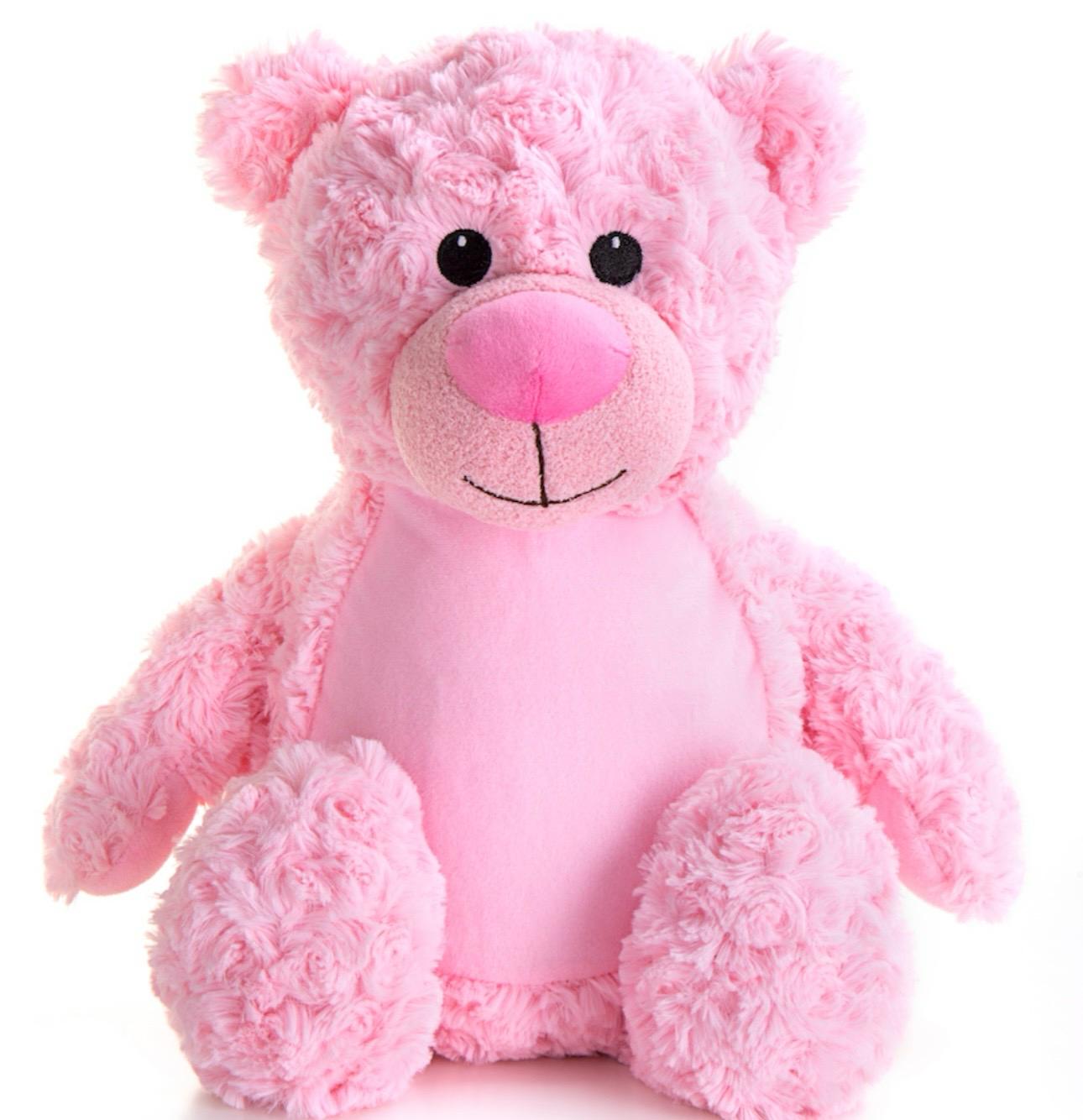 Personalised Large Fluffy Bear Teddy with Removable Belly