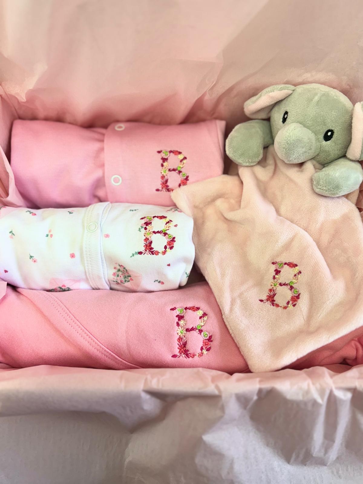 Personalised Baby Girl Gift Box