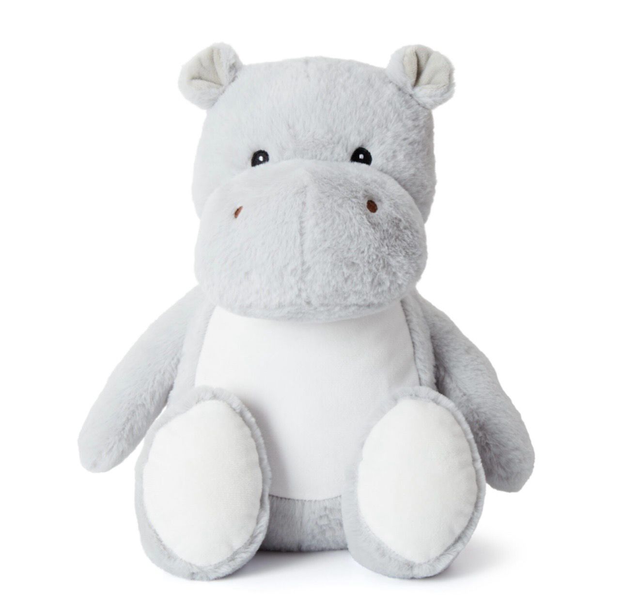 Personalised Large Hippo Teddy with Removable Belly