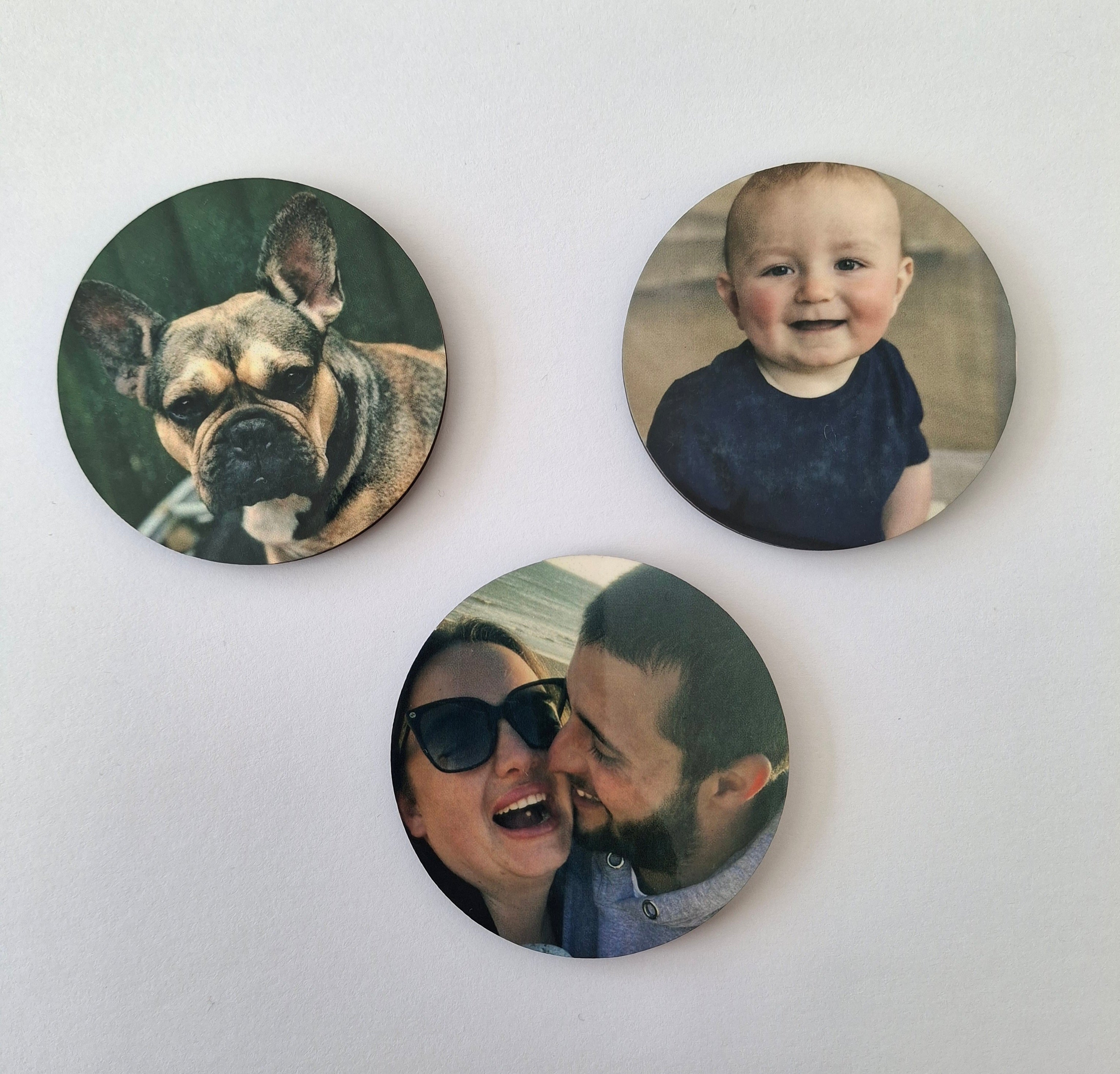 Personalised Round Fridge Magnet