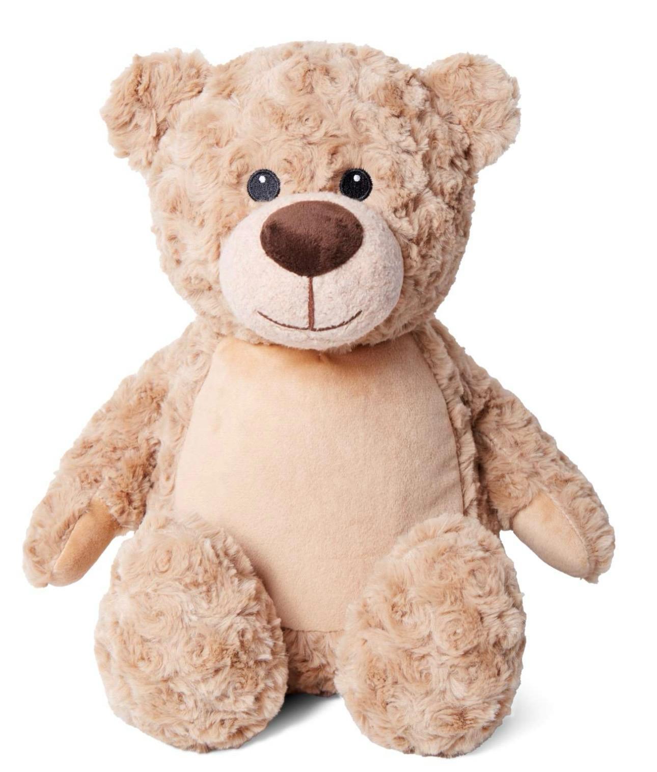 Personalised Large Fluffy Bear Teddy with Removable Belly