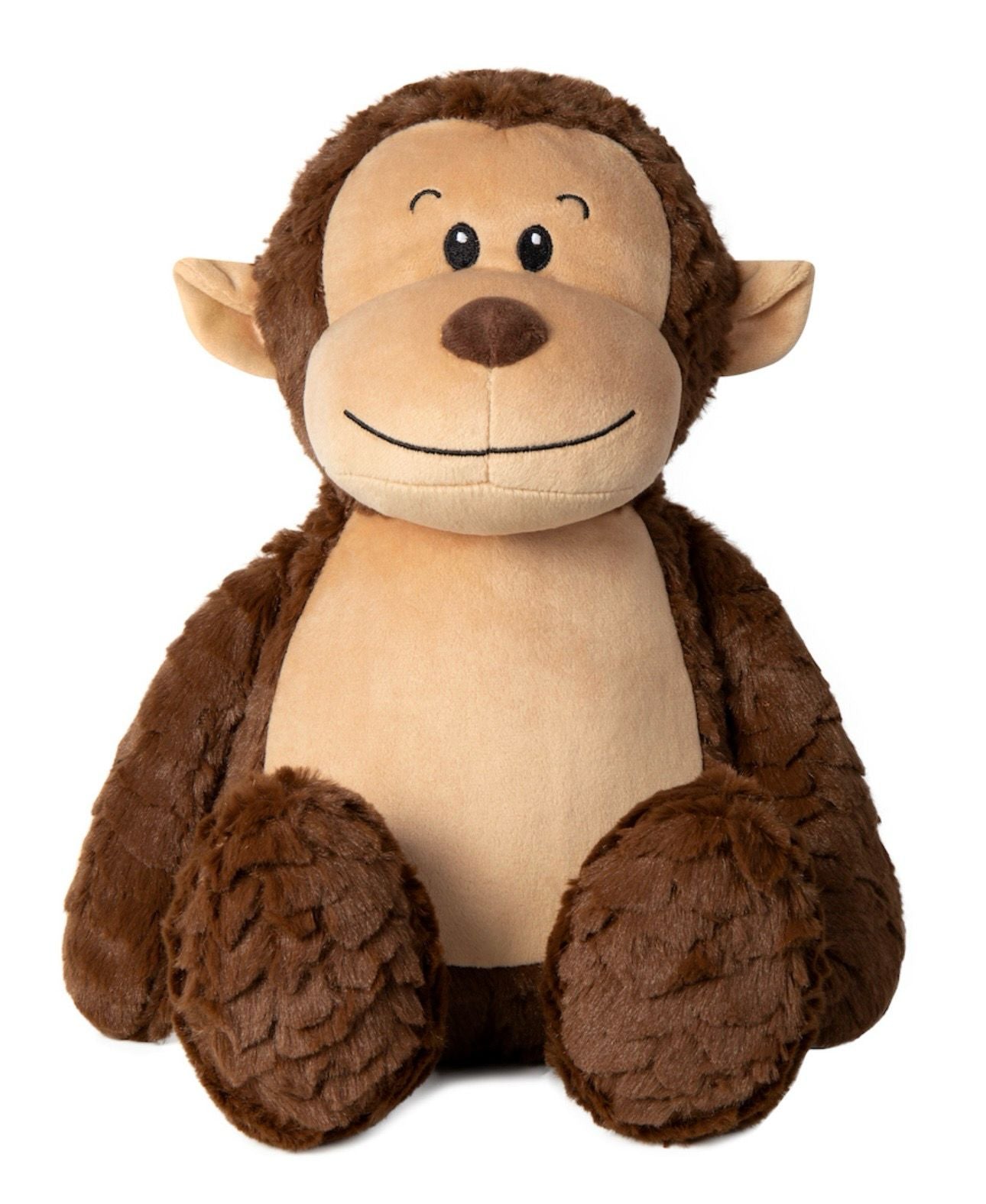 Personalised Large Monkey Teddy with Removable Belly