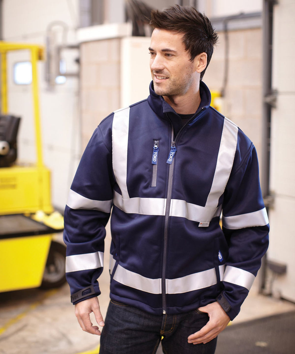 Personalised Hi-Vis Softshell Jacket with Logo
