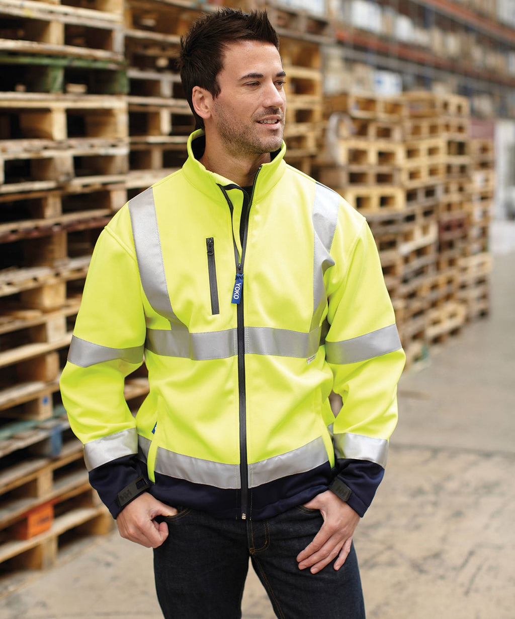 Personalised Hi-Vis Softshell Jacket with Logo