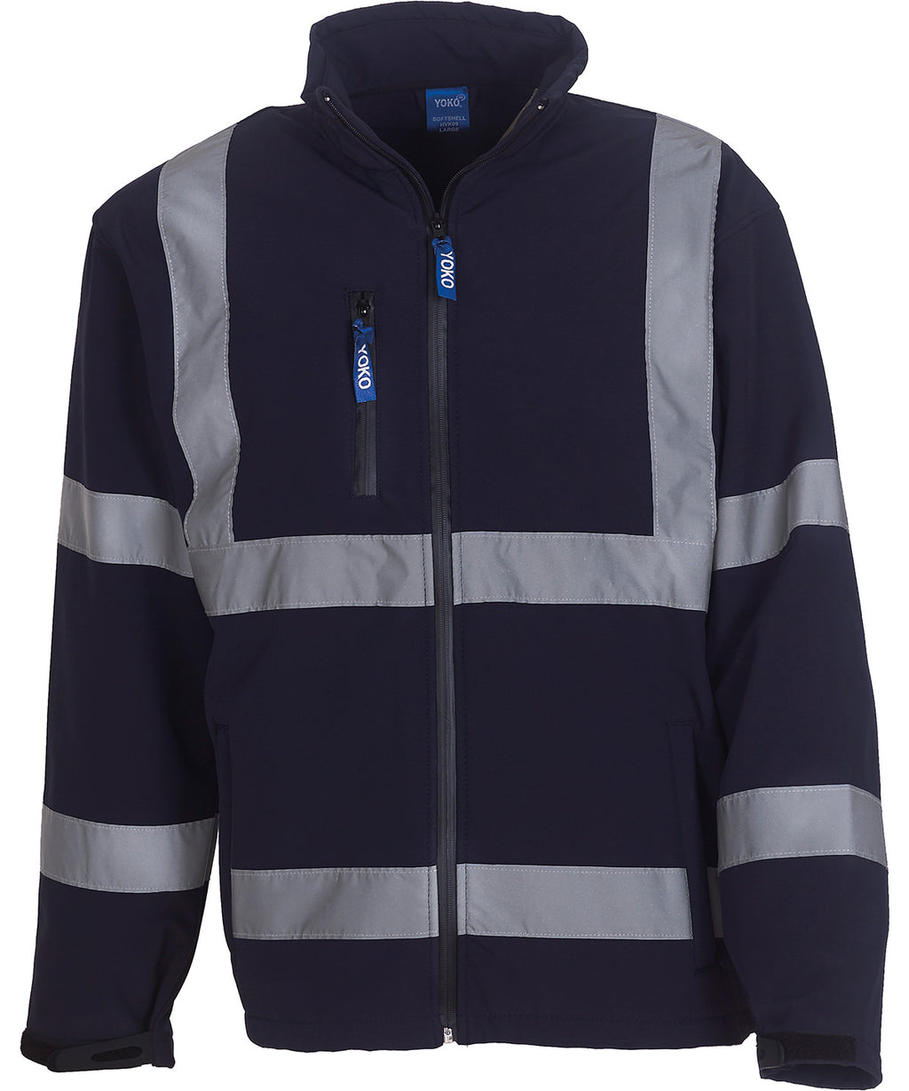 Personalised Hi-Vis Softshell Jacket with Logo