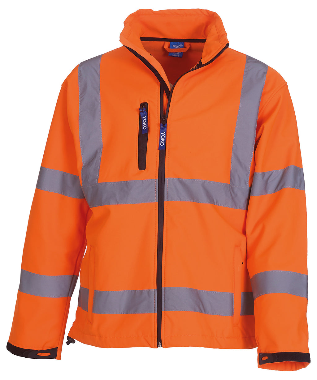 Personalised Hi-Vis Softshell Jacket with Logo