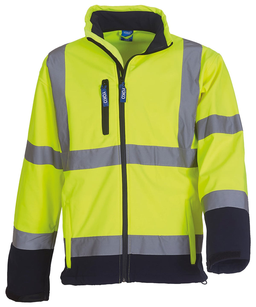 Personalised Hi-Vis Softshell Jacket with Logo